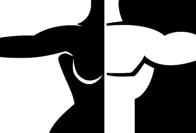 fitnes klub black and white